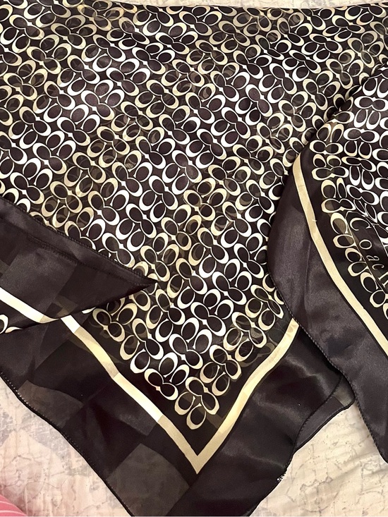 Coach Accessories - Coach satin scarf - large